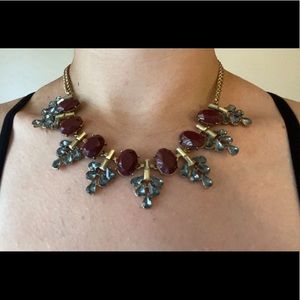 Rhinestone statement necklace